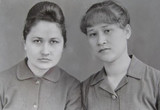 Ольга и Рая Ефимовы. 1970 год.